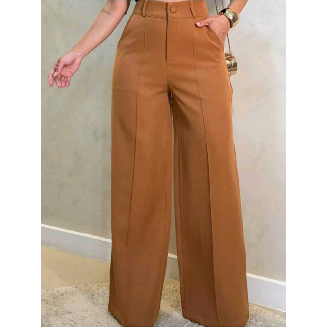 Calça Pantalona Wide Leg Duna – Elegância descomplicada para o seu dia a dia