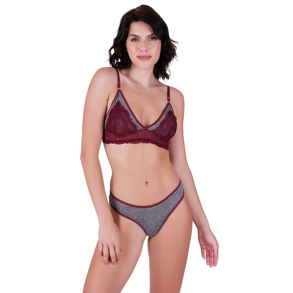 Conjunto de Lingerie Ana - Moda íntima