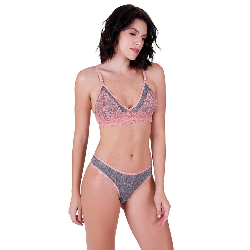 Conjunto de Lingerie Ana - Moda íntima