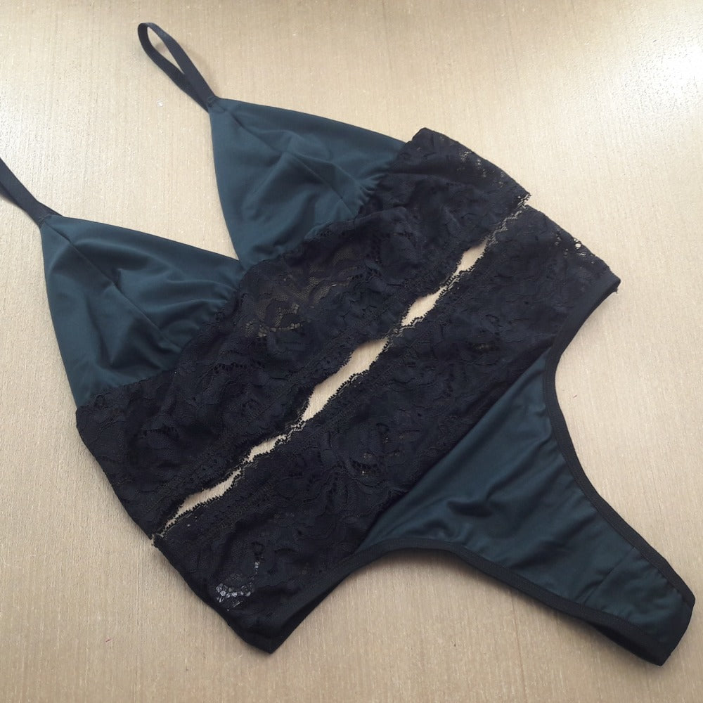 Conjunto de Lingerie Sem Bojo - Moda íntima