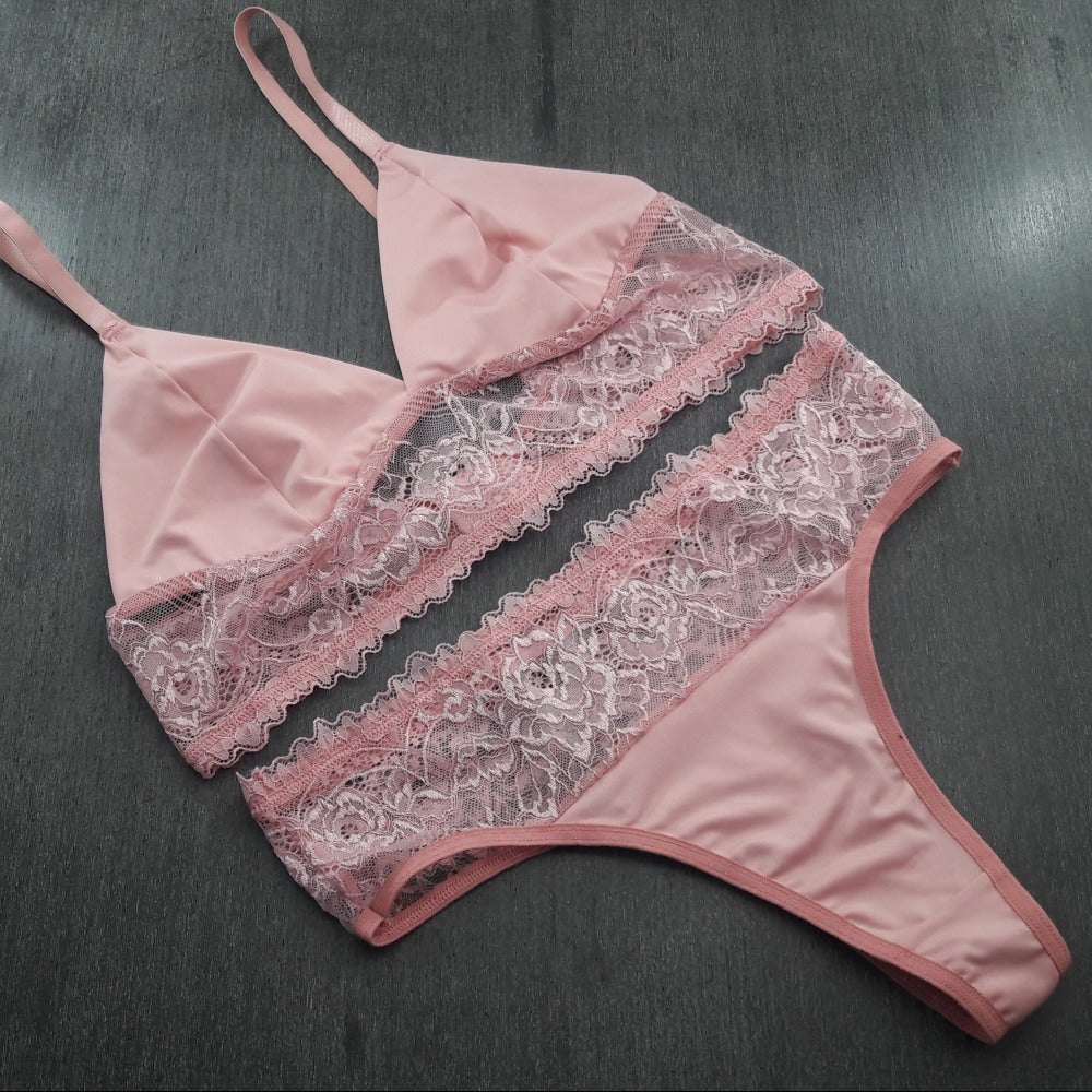 Conjunto de Lingerie Sem Bojo - Moda íntima